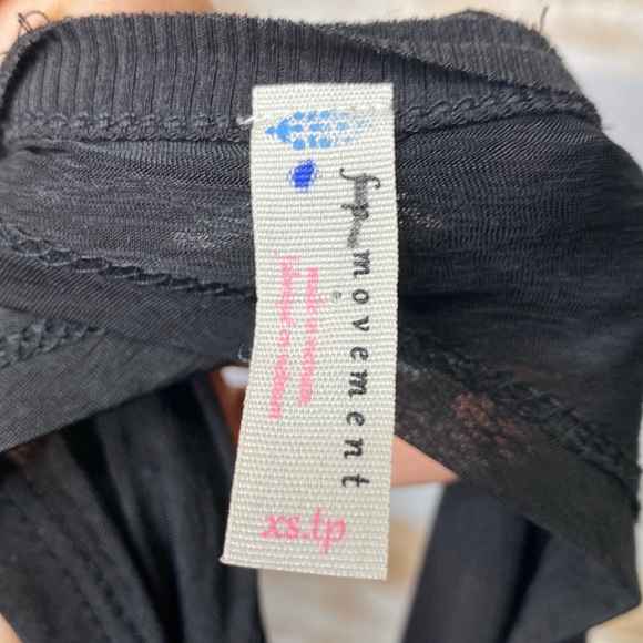 Free People MOVEMENT Bounce Back Long Sleeve black XSmall - Picture 3 of 6